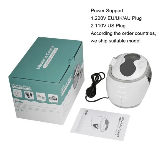 Jewelries Glasses Coins 40khz Ultrasonic Cleaner Skymen 600ML 35W With Degassing