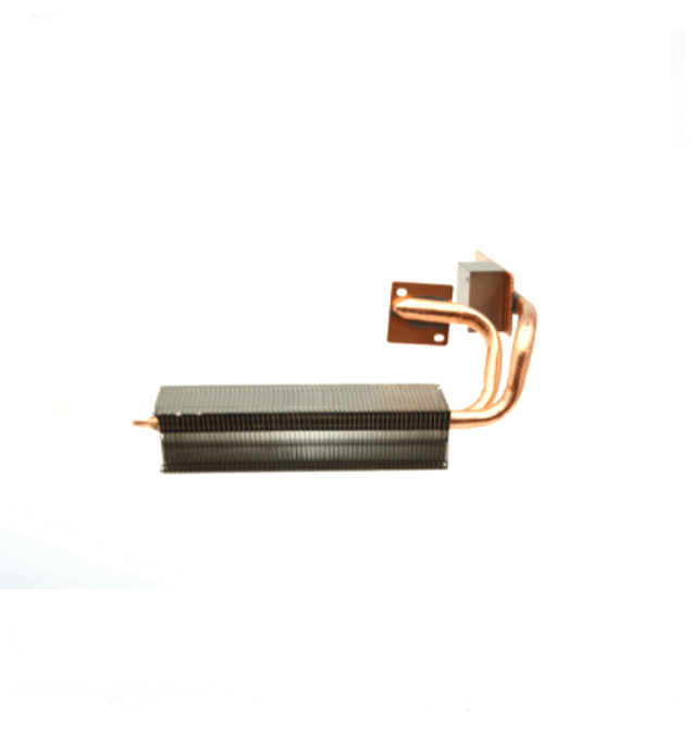 Notebook Heat Pipe Heatsink, Dual Copper Heatpipe Aluminum Fin Cooling Module For Laptop CPU GPU All‑in‑one PC