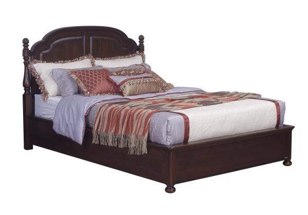 American Leisure Antique Design Single bedroom furniture Small bed with writing Desk and Bookcase and 2 door wardrobe