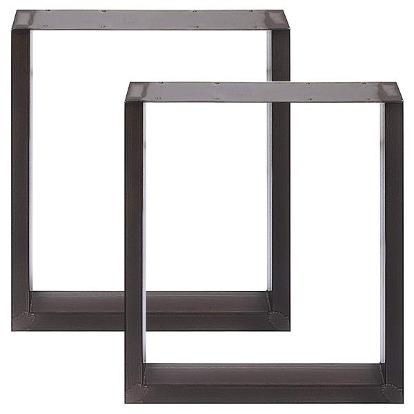 Powder Coated Rustic Decory Square Tube Table Legs for Heavy Duty Metal Dining Table