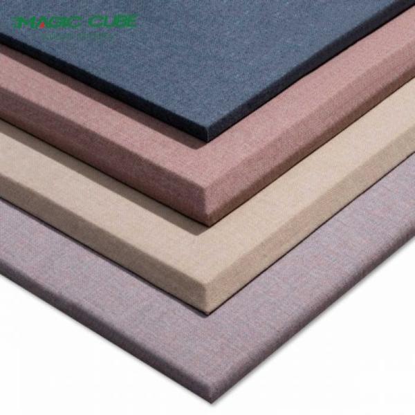 Lightweight Cinema Interior Decoration 25mm Thick Fabric Wrapped Acoustic Panels