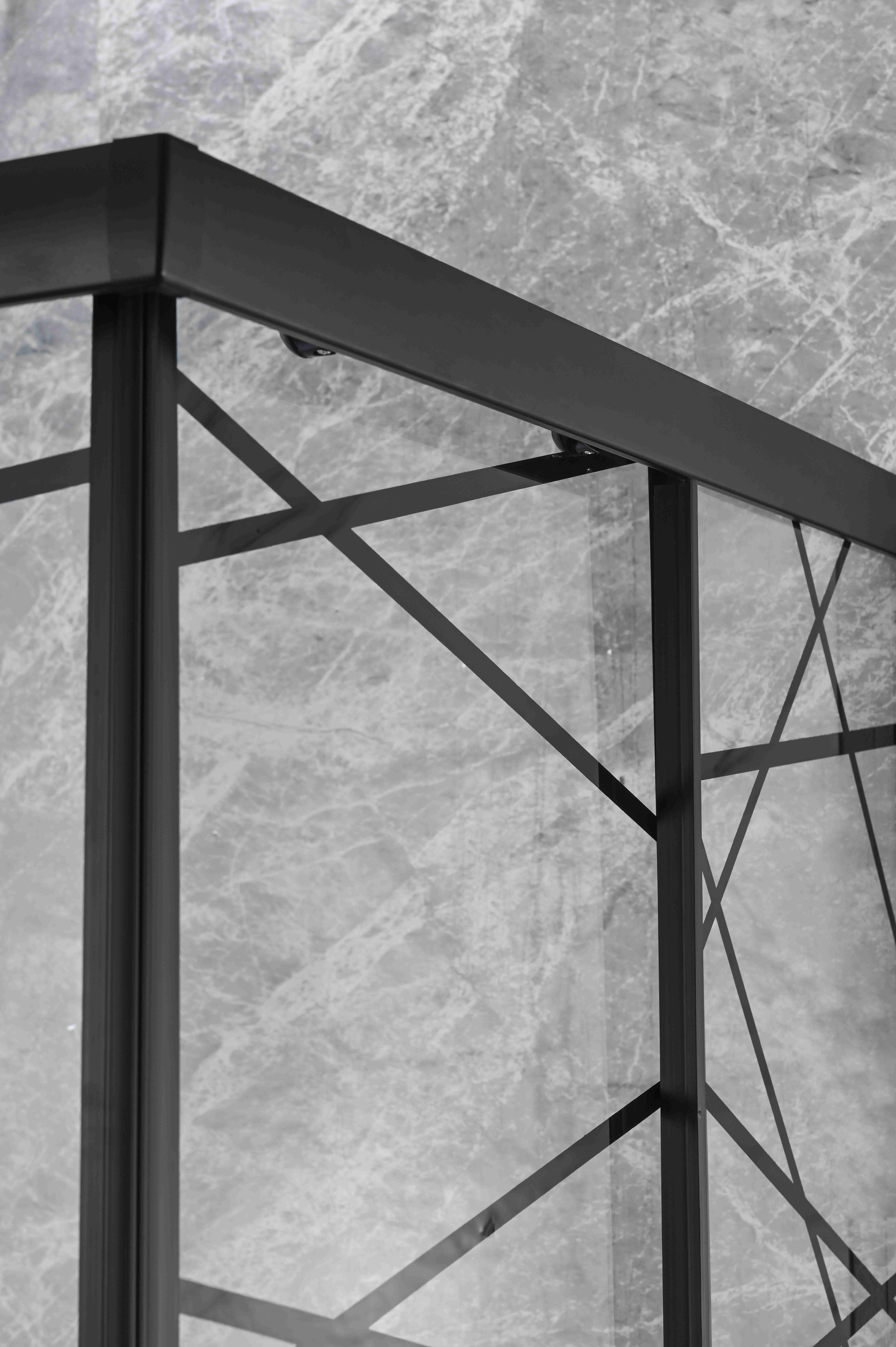 High-Quality Tempered Glass Shower Enclosure Profile with CE Certification