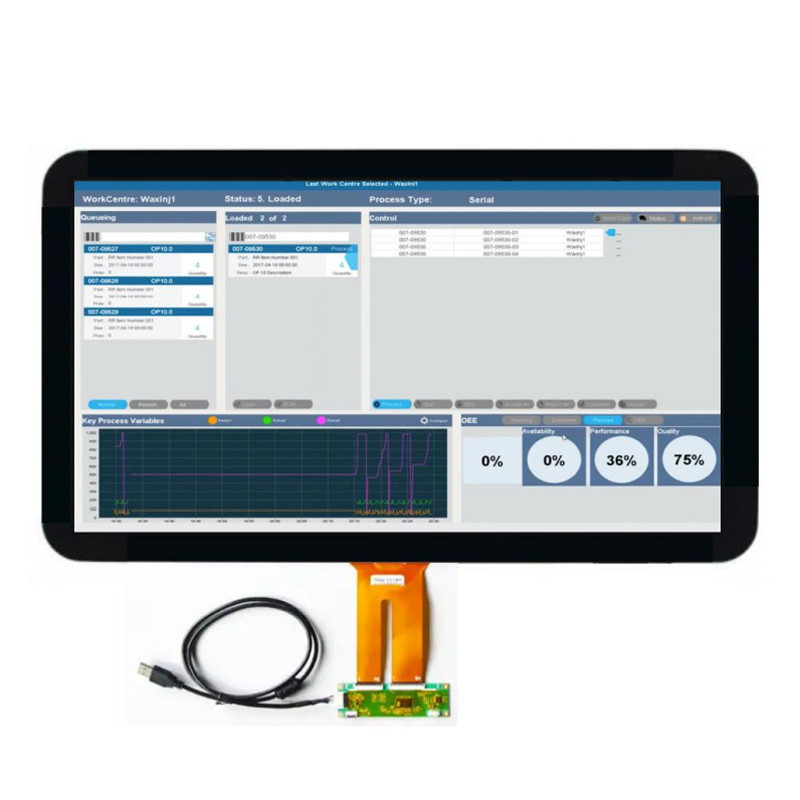 Солнечный свет Читаемый 21,5 дюйма TFT LCD дисплей с USB сенсорным экраном, Китайский промышленный TFT дисплей 21,5 дюйма