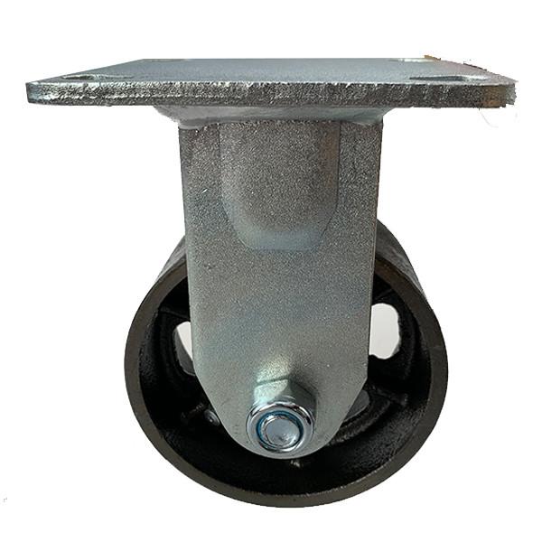 Cast Iron Antique Metal Cart Rigid PU Casters Wheel  5 Inch Castor