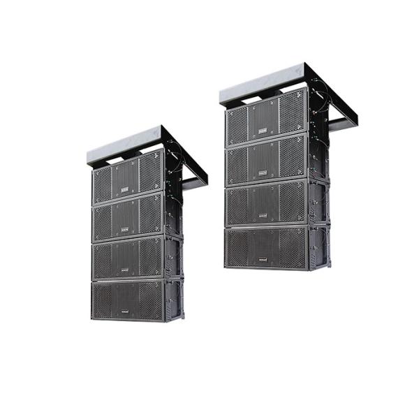 Dual 8 500W Nightclub Sound Equipment / Outdoor Line Array Speaker box