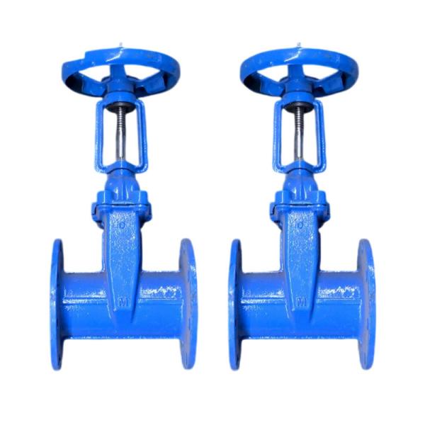 Suporte ODM F4 GGG50 PN10/PN16 válvula de porta de ferro fundido com selo de bronze e assento metálico