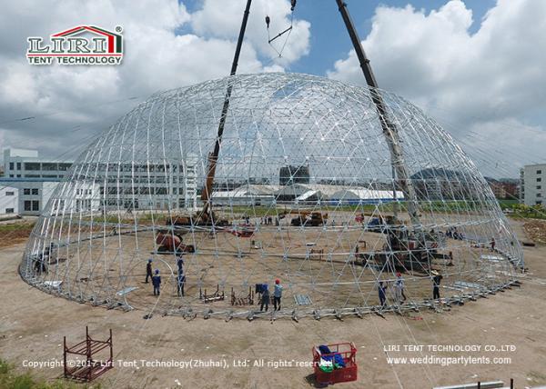 55m Diameter Geodesic Dome Tents Half Sphere Tent Strcuture for Grand Event