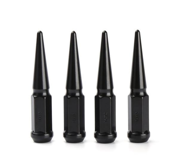 CNC Solid Metal Lug Nuts E Coated Painting Fit Ford / Jeep / Toyota Series