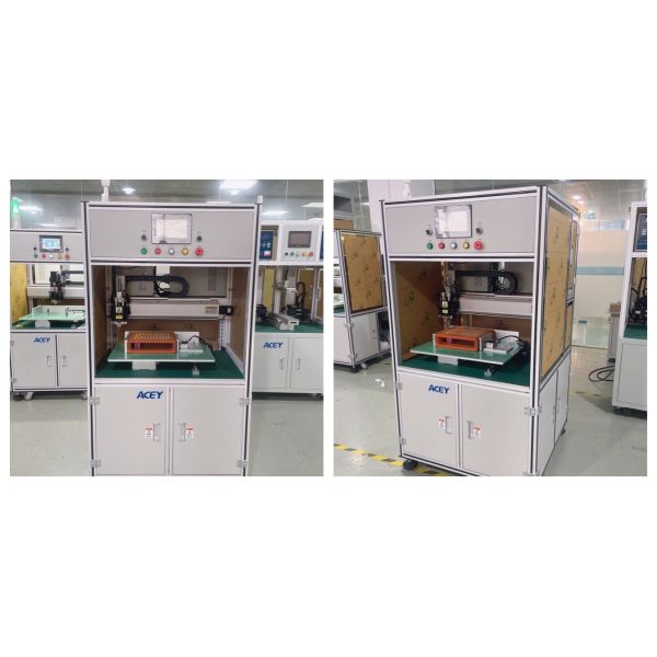 220V Pneumatic Battery Pack Spot Welder Machine For Lithium Cell