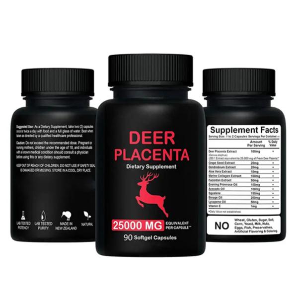 Private label Sheep Placenta softgels rich Polypeptide protein substance Skin Whitening beauty product