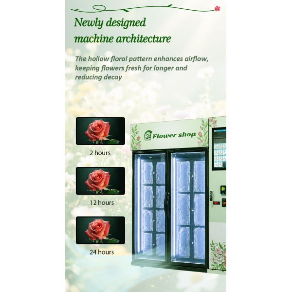 Flower Vending Machine Locker System for 24/7 Fresh Bouquet Sales