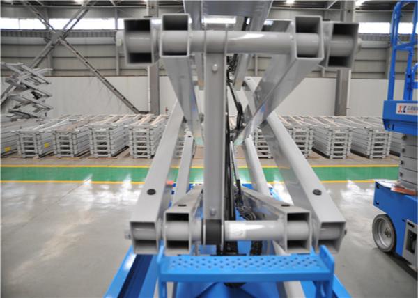 900mm Extension Deck Pneumatic Scissor Lift 6m Enlarged Aerial Working Space