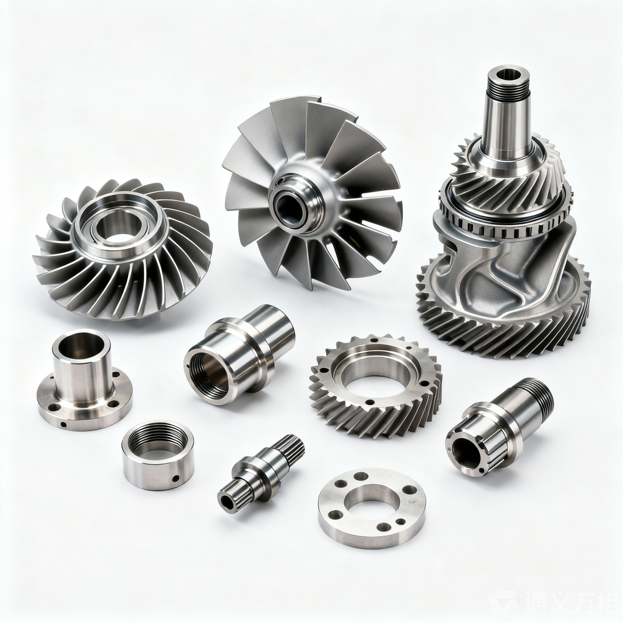 Precision Five-axis CNC Machining Titanium Alloy Parts Stainless Steel Industrial Equipment Drill & Broach Materials