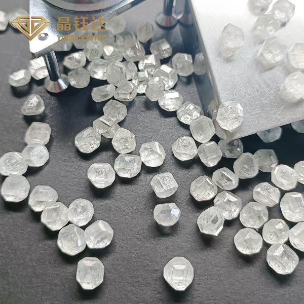 3-4カラットDEF色VVS対宝石類のためのHPHTの実験室によって育てられるダイヤモンドのあたりのSI純度