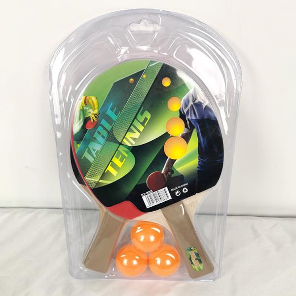 PP Handle Table Tennis Rackets Rubber Sponge Table Ping Pong