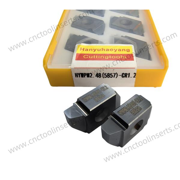 PVD Coated HYB208 CNC Cyclone Milling Series Inserts, Model HYWP5047-J, Suitable For Machining All Difficult-To-Cut Materials Except High-Temperature Alloys.
