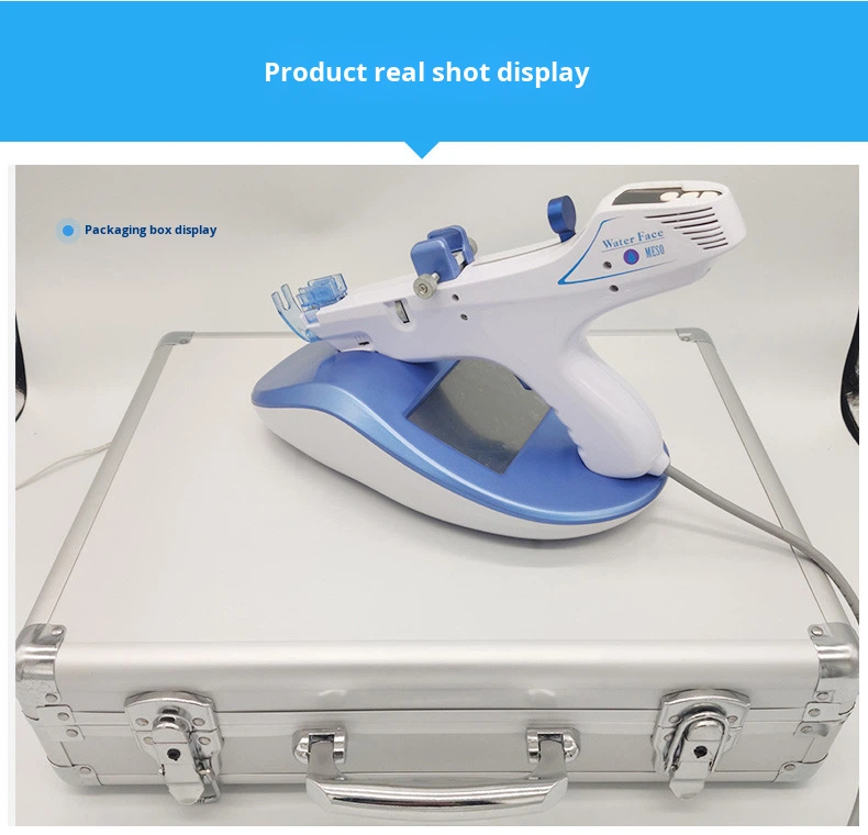 Mesotherapy Gun Shallow Guide Water Facial Rejuvenation Device 5th Generation Dual-Mode Microcrystalline Radiofrequency