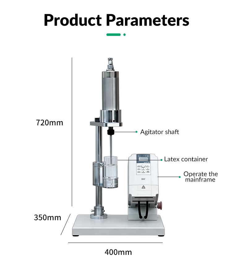 High Speed Mechanical Stability Test Equipment Natural Latex/Synthetic Latex Mechanical Stability Tester