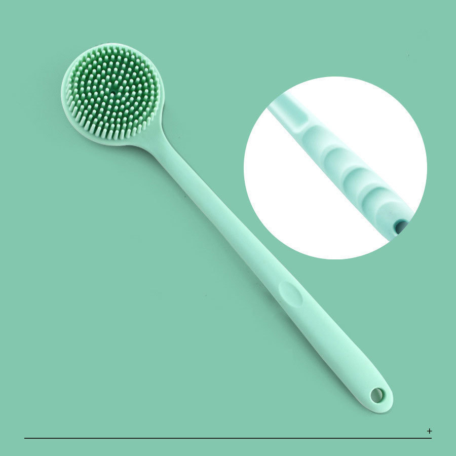 Factory Wholesale Silicone Bath Brush, Multi-Functional Double-Sided Massage Brush for Bathing, Back Rubbing & Mud Scrubbing, Soft Skin Care Bath Brush Manufacturer