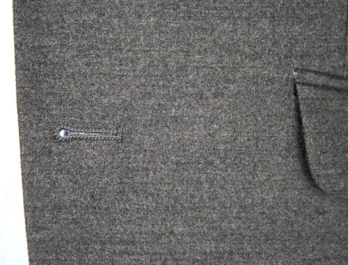 Office Mens Knit Blazer Casual Slim Fit Knit Fabric Blazer Grey Color