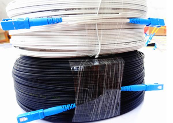 Outdoor White SC G657a Butterfly Cable For FTTB
