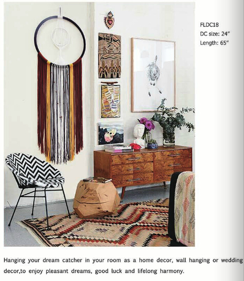 Circular Purple Handmade Dream Catcher Net With Feathers Wall Hanging Decoration Decor Craft Gift Wind Chimes for Home