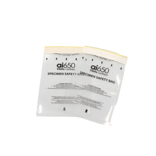 LDPE Plastic Blood Specimen Packaging Transport Bag For Medical Pathology