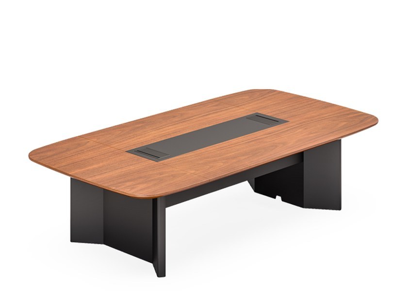 MT Series Conference Table with Geometric Cutting and Multiple Sizes for Efficient Meeting Experience