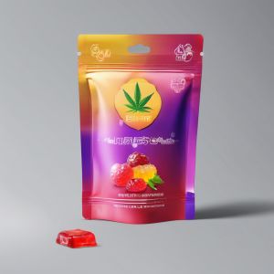 Настраиваемый логотип Mylar Bag 420 Ziplock Pouch для Delta 8 CBD Gummy с бесплатным образцом