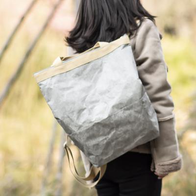 Durable Kraft Paper Tyvek Tote Handbag Eco Friendly Custom Printed Fashion Personalized Waterproof Messenger Bag High Quality Tyvek Tote Bag