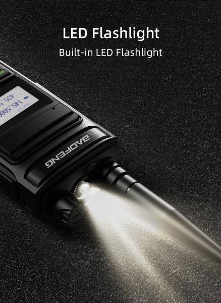 Baofeng P15UV radio UHF VHF à double sens avec fonction de brouillage