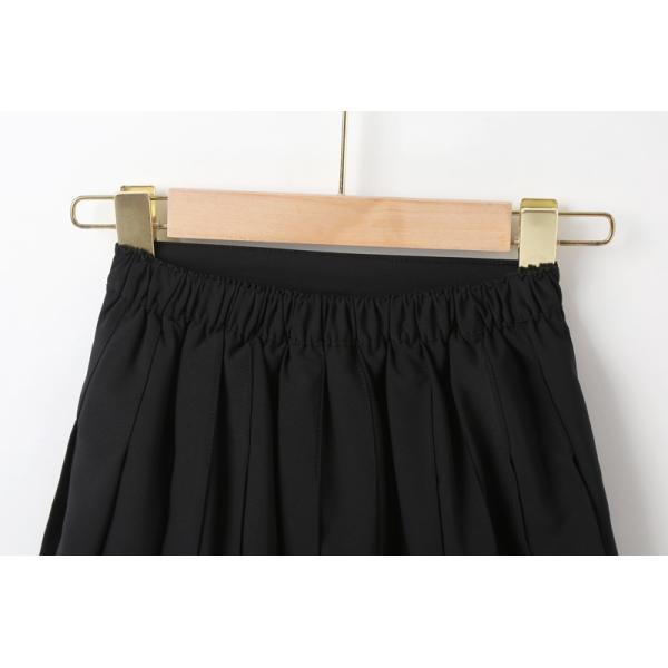 Black Pleated Mini Children'S Beauty Skirts Versatile Princess Style ODM