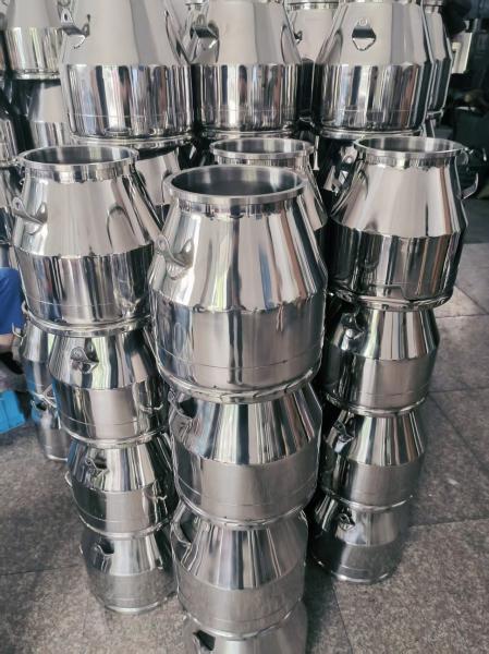 Food Grade Stainless Steel Milking Machine Bucket System 6 KG