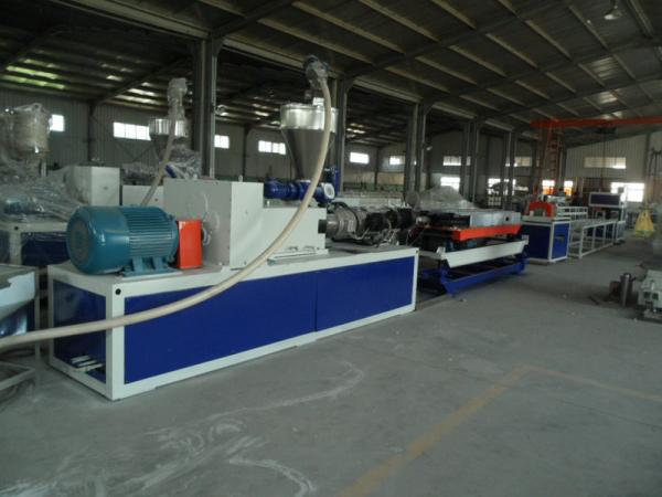 Linha de produção plástica da tubulação do PVC, equipamento plástico da extrusão