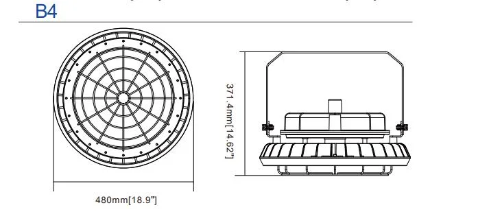 Atex Certified Explosion Proof Light IP66 Ik10 For Gas Station Oil Industry Chemical Plant  Zone 1 Zone 2 LNG