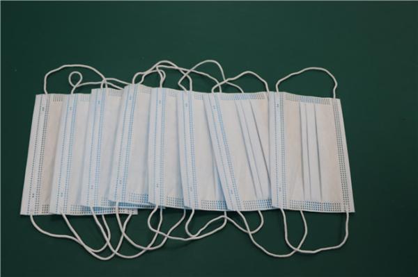 White Disposable Protective hydrating face mask Supplies 3 ply FDA CE certificate