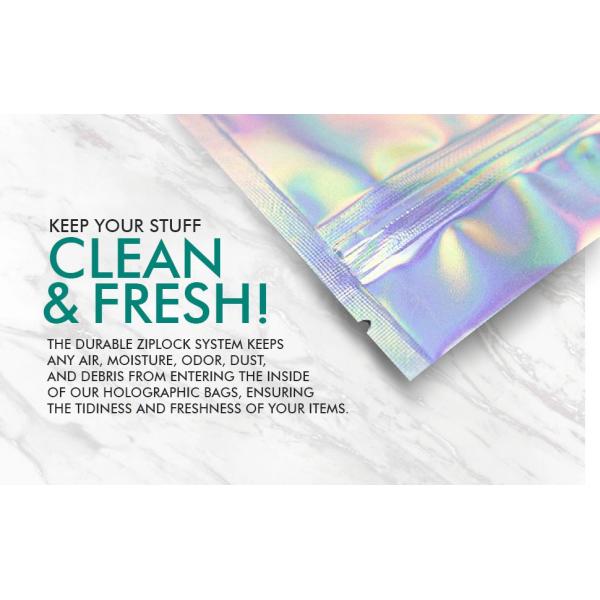 Gravure Printing Rainbow Packaging for 5 Gallon Smell Proof Aluminium Foil Candy Bag