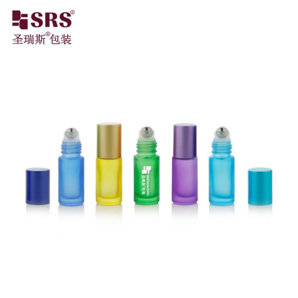 BLPM-5ML SRS Wholesale Clear Transparent Mold Thick Wall Hard Glass Roll On Bottle For Essential Oil No Leakage