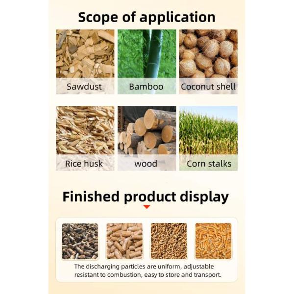 55kw Ring Die Wood Pellet Mill With Automatic Lubrication System