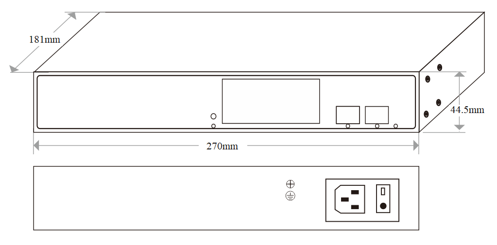 10 Port Gigabit Easy Managed Ethernet Switch With 8x RJ45 And 2x SFP Ports