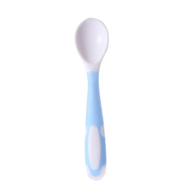 Small Kids / Baby Feeding Silicone Spoon , Little Mouths Soft Silicone Spoon
