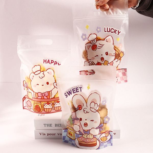 Custom Cookie Cellophane  Gift Treat Bags for Bakery Biscuit Chocolate Snacks Dessert Homemade Crafts