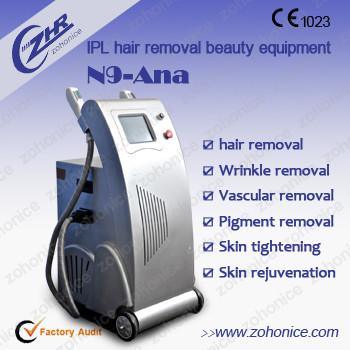 Remoção do pigmento da máquina da beleza do rejuvenescimento da pele da máquina do laser IPL da remoção do cabelo