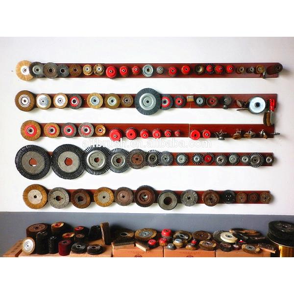 Professional Knotted 200mm sweeper Weed brush for grass trimmer