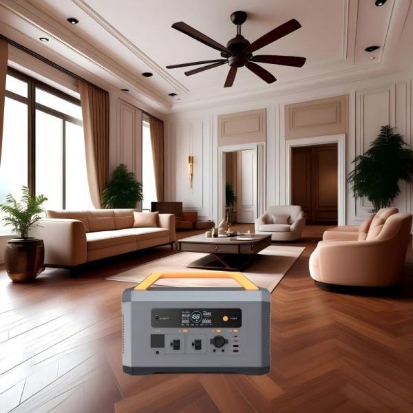 Camping Portable Solar Generator 1200W With 1008Wh LiFePO4 Battery