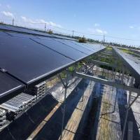 Centros Comerciais Painéis de vidro fotovoltaicos solares para geração de energia sustentável