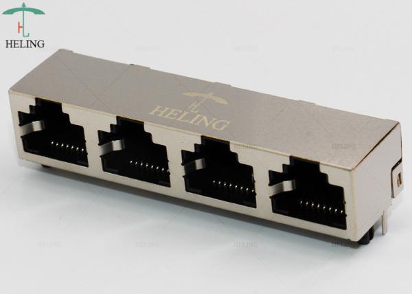 60Hz Thru Hole Shielded RJ45 Jack 8p8c Connector MJ5688-B014-HPRD1