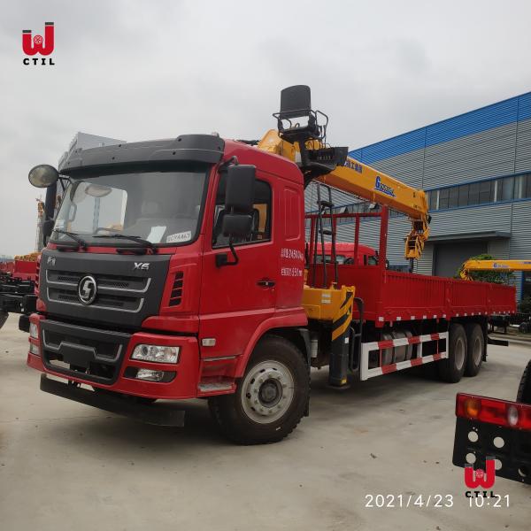 Сверхмощный прямой грузовик 6x4 GSQS300 4 заграждения вагона с краном Xcmg