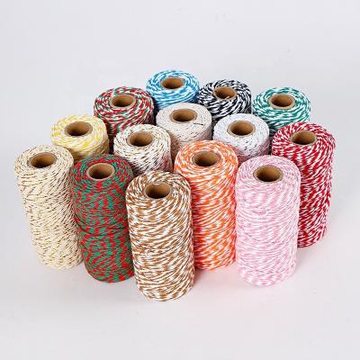 MSD 2mm Dupla cor de cordas de tecido de algodão cordas de algodão corda para embrulho de presentes MSD Outro estilo