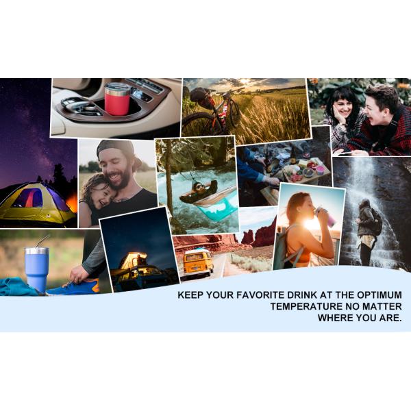 30 Oz изолировал Tumbler нержавеющей стали с крышкой